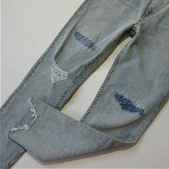 RAG & BONE ANKLE SKINNY SIZE 28 in wash called LYNN W/holes NEW WITH TAG - Picture 7 of 8